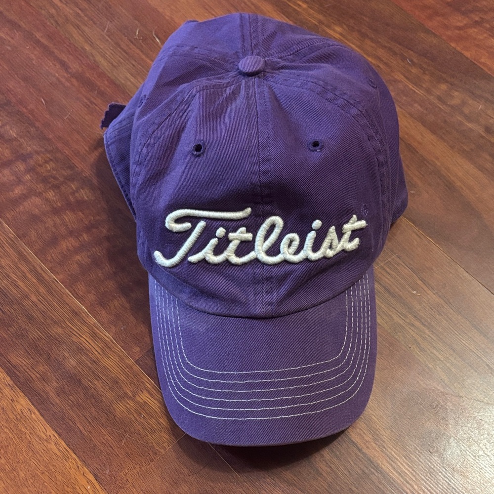 VTG Titleist Purple Cap with White Logo
